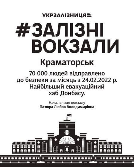 Залізничний вокзал «Краматорськ» отримав горде звання «Залізний Вокзал»