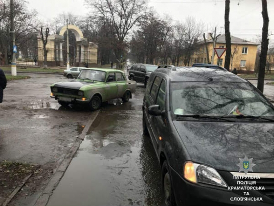 В Краматорске произошло ДТП на улице Дружбы 