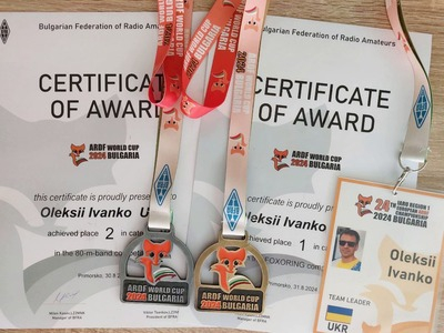Радіоспортсмен із Краматорського району здобув «золото» і «срібло» Кубку світу