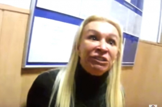 &quot;Мажорная&quot; блондинка устроила в центре Киева скандал полицейским