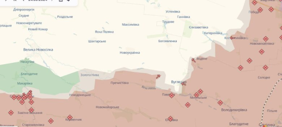 Ворог намагається оточити Вугледар, у місті залишається близько 100 цивільних, - ОВА