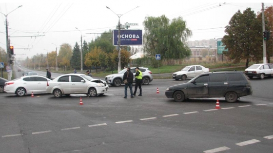 В Краматорске произошло ДТП на перекрестке 