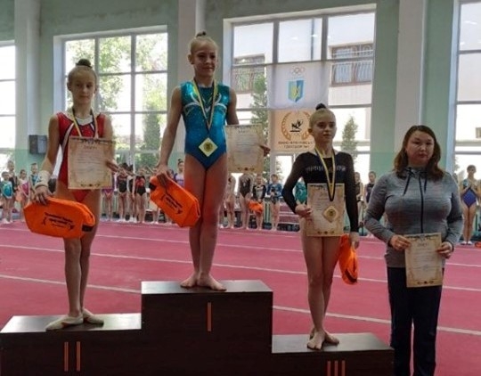 Юная гимнастка из Краматорска стала чемпионкой Украины