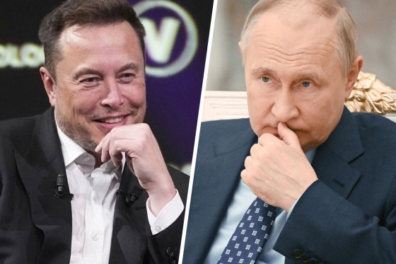 Путін про Маска: Безумовно видатна людина й талановитий бізнесмен