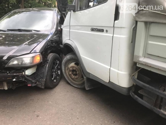 В центре города произошло ДТП 