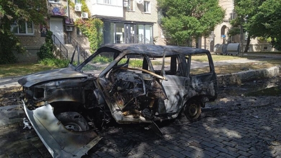В окупованому Бердянську підірвали авто з "комендантом" Бардіним: Його госпіталізували у важкому стані