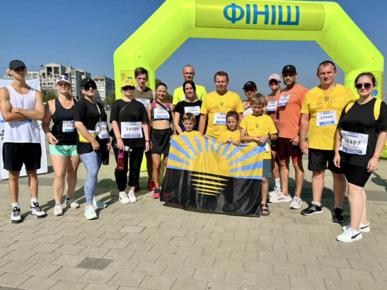 Краматорці долучилися до старту патріотичних забігів «Шаную воїнів, біжу за героїв України»