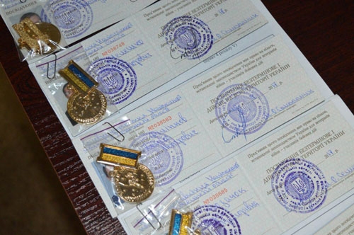 В Краматорске 20 полицейских получили статус участника боевых действий