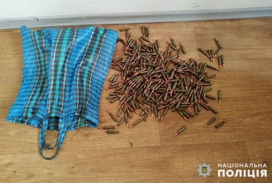 В Славянске возле Славкурорта парень нашел более 300 патронов