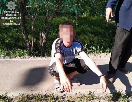 В Краматорске пьяный водитель совершил ДТП 