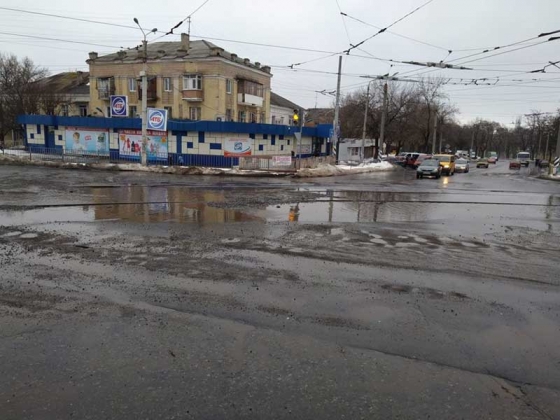 УРСАС не может приступить к ремонту перекрестка на Новом Свете из-за погоды 