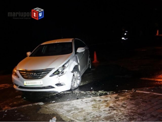 В Мариуполе в ДТП попал начальник полиции Киева
