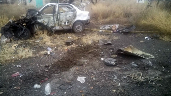 В Марьинке двое мужчин погибли, наехав на взрывное устройство 