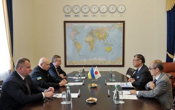 Япония готова всесторонне поддерживать Украину, - Посол Японии Суми на встрече с Турчиновым