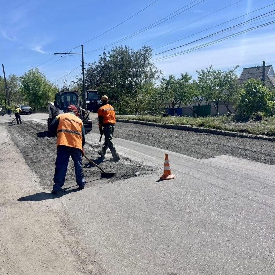 У Краматорській громаді продовжується ремонт доріг