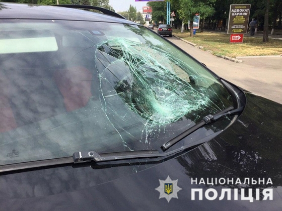 В Краматорске автомобиль сбил велосипедистку