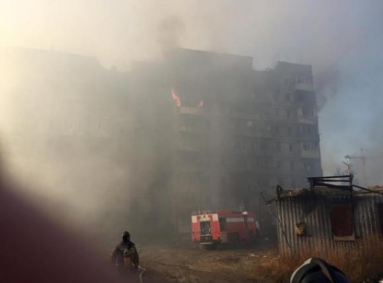 В Донецке взорван дом, где находились боевые отряды Гиви и Моторолы (фото)