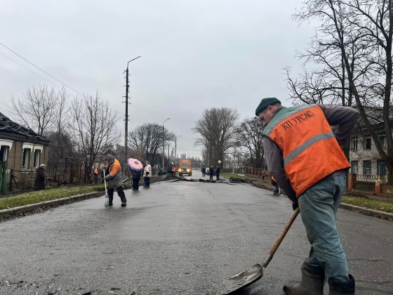 Розпочаті роботи з ліквідації наслідків обстрілу