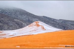 В пустыне Сахара выпал снег впервые почти за 40 лет 
