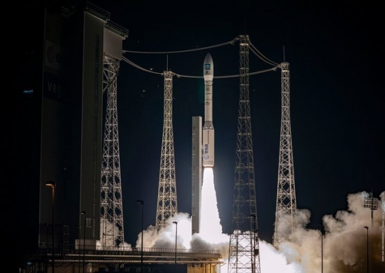 Ракета-носитель Vega с украинским двигателем в 17 раз успешно стартовала с космодрома во Французской Гвиане