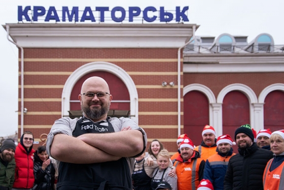 Поїзд-кухня «Укрзалізниці» завершив свою триденну безперервну поїздку прифронтовими регіонами