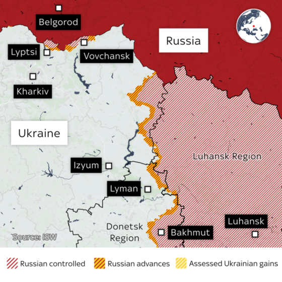 &quot;Явна підготовка до наступу&quot;: РФ стягнула до кордонів Харківщини 50 тисяч елітних військових
