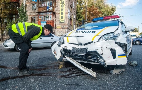 Более полутысячи патрульных авто было разбито или повреждено в 2021 году
