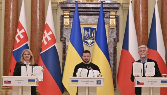Президенти України, Чехії та Словаччини підписали спільну декларацію