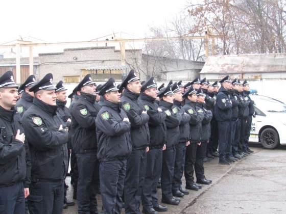 В Краматорске приняли присягу новые патрульные полицейские
