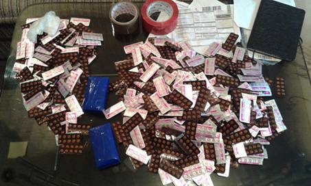 СБУ нашла в Краматорске психотропных таблеток на 140 тысяч грн (видео)