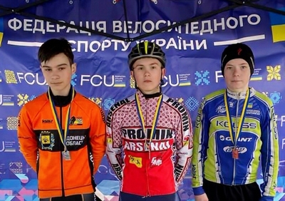 Юний велосипедист із Краматорського району здобув срібну медаль на чемпіонаті України