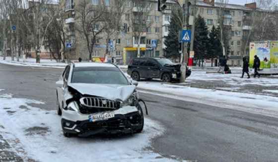 В Краматорске произошло ДТП на перекрестке 