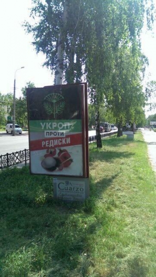 &quot;Укроп проти редиски&quot;: в Черниговской области появилась необычная политическая реклама