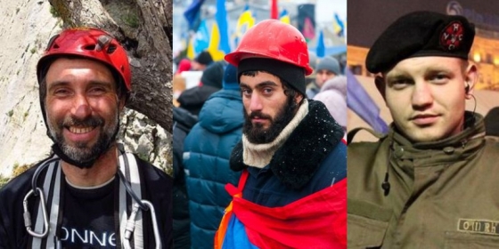 22 січня – 10-ті роковини з дня загибелі перших Героїв Небесної Сотні Сергія Нігояна, Михайла Жизневського, Юрія Вербицького