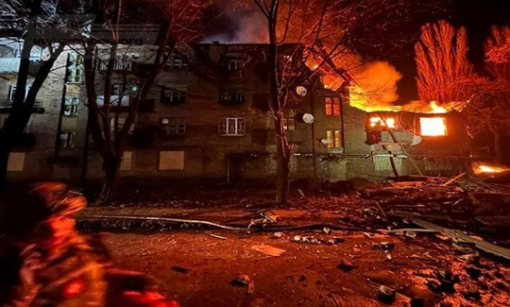 У Краматорську «шахед» влучив у житловий будинок (фото)
