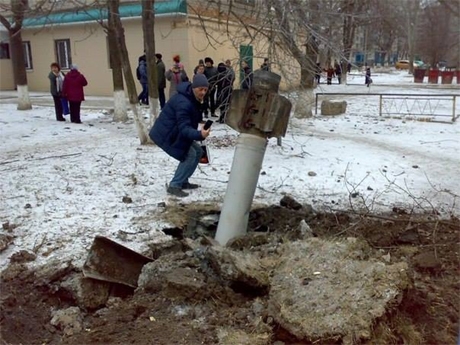 Краматорск обстрел не разорвавшийся снаряд 