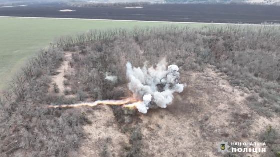 У Харківській області знищили ворожу ракету, яка містила 300 кг вибухівки