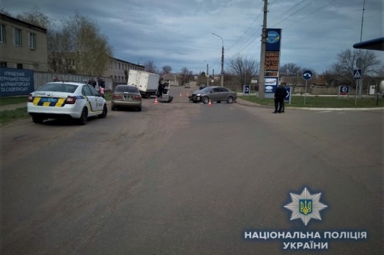 В Краматорске около базы патрульных произошло ДТП с пострадавшим