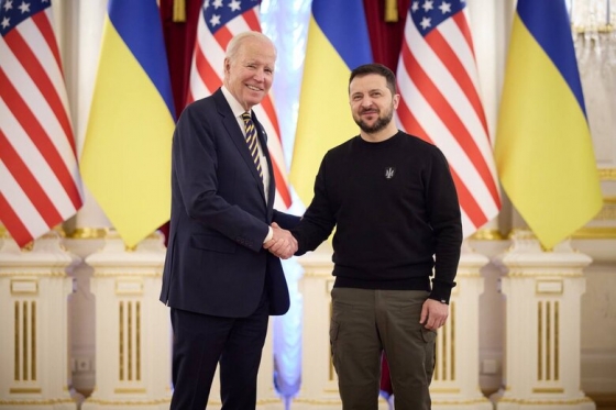 Візит Байдена у Київ - надзвичайно важливий прояв підтримки для українців, - Зеленський