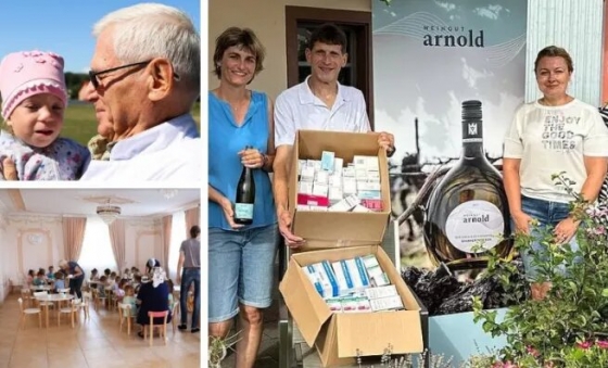 Німецькі винороби зібрали 10000 Євро для краматорського дитячого будинку «Антошка»