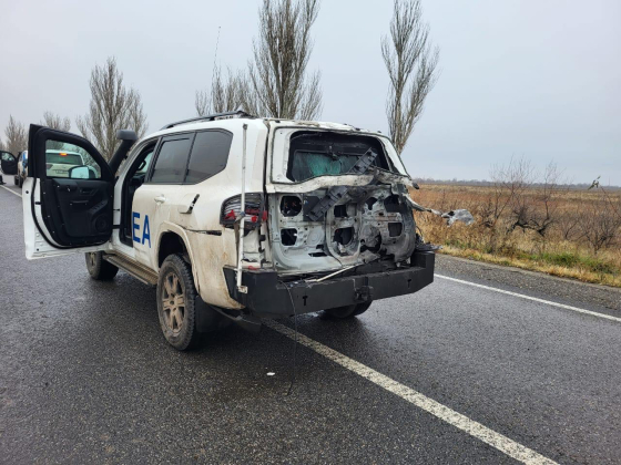 Рада керуючих МАГАТЕ розгляне атаку на автівку місії Агентства, це черговий злочин РФ, - Галущенко