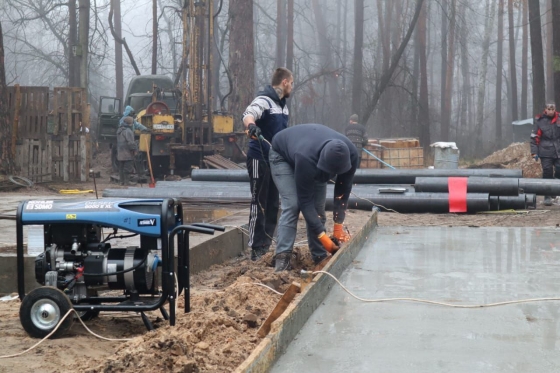 У Святогірську відновлюють водопостачання та водовідведення