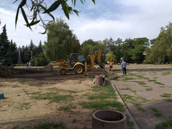 В старой части Краматорска снова пытались найти останки немецких солдат