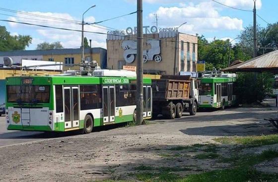 Зі Слов&#039;янська евакуювали тролейбуси