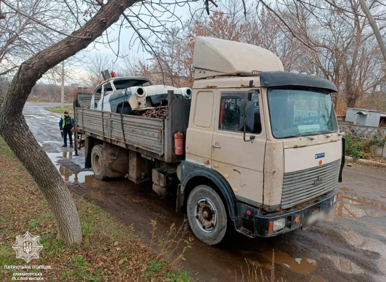 Патрульні у Краматорську виявили водія, який перевозив метал без документів