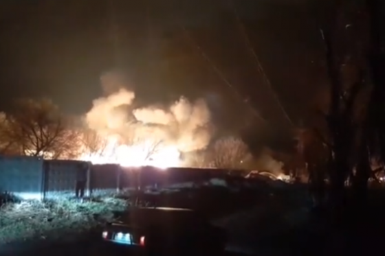 Мощный взрыв прогремел в Кропивницком (видео)