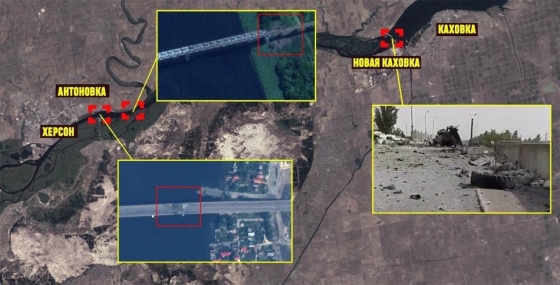 ЗСУ знищили майже всі мости в Херсонській області, 