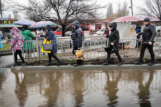 Как теперь ходят в Краматорске после ремонта ливневок