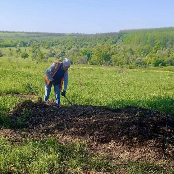У краматорській Красноторці тривають роботи з благоустрою