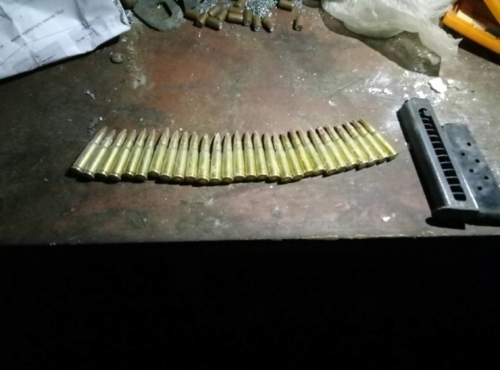В гараже у краматорского боевика нашли патроны 
